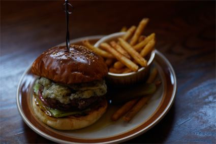 ゴルゴンゾーラチーズと蜂蜜のハンバーガー｜ボッサバーガー ランチメニュー